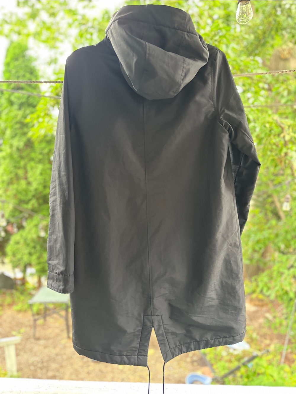 Herschel Supply Company Black Hooded Field Coat